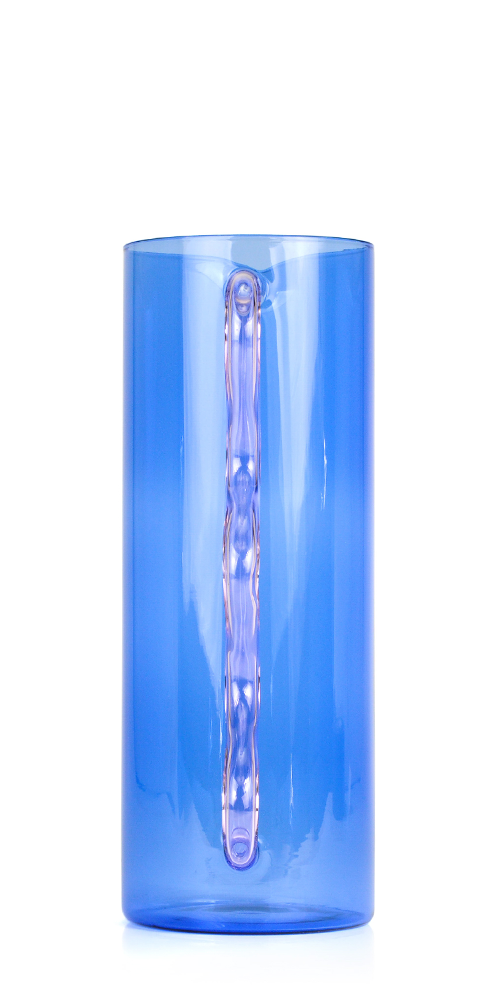 Wave Pitcher Blue/Pink