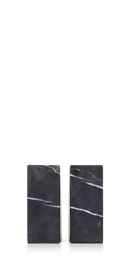 Cloud Bookend Nero Marble