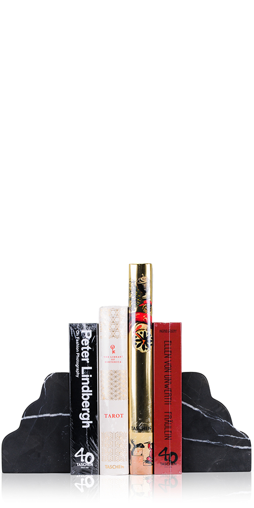 Cloud Bookend Nero Marble