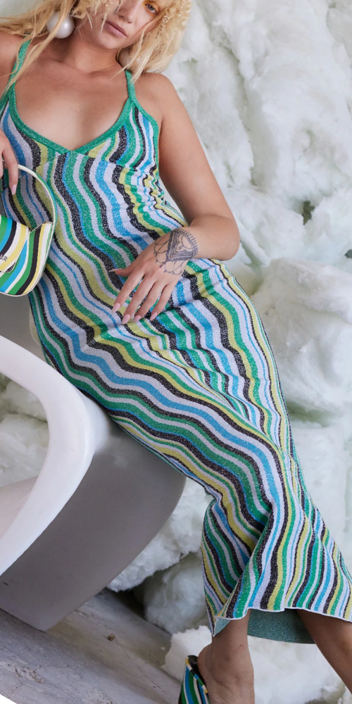 Comet Dress Candy Swirl