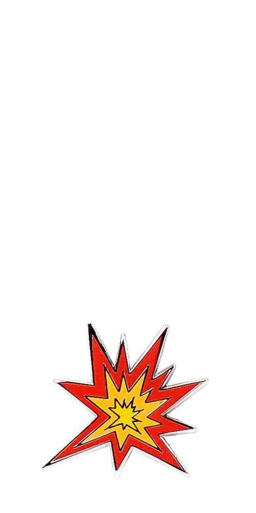 Explosion pin