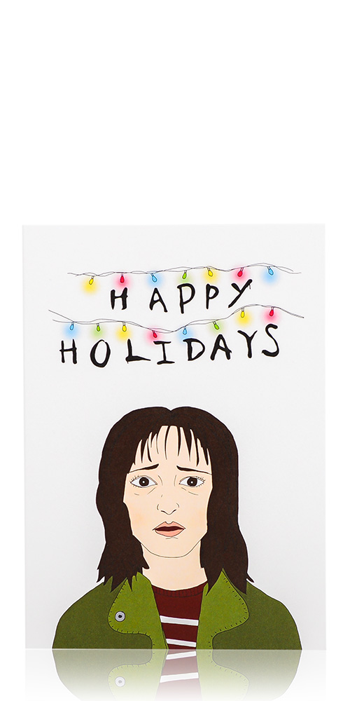 Stranger Holidays card