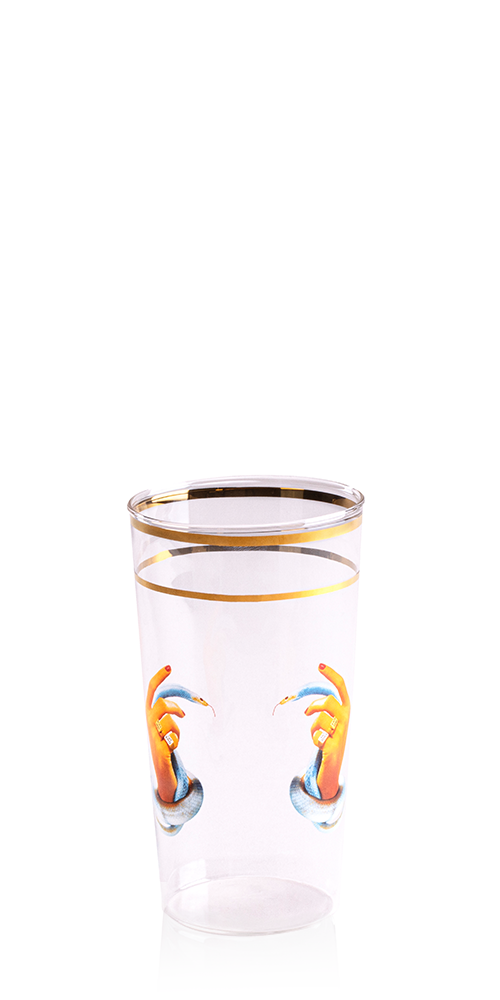 Hand with Snakes Glass