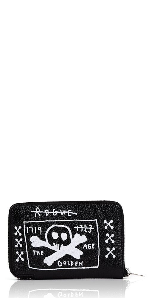 Hand Painted Zip Wallet