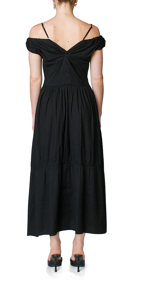vince off shoulder dress Vince Off Shoulder Twist Front Dress